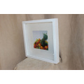 high quality 8x8 wholesale custom White wood 3D deep art shadow box picture frame